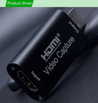 Zajem Video Kartica, HDMI Zajemanje 4K 1080P 30fps USB 2.0 HD Zajem Telefon Računalnik PC Igre Diktafon Polje Živo Oddaja