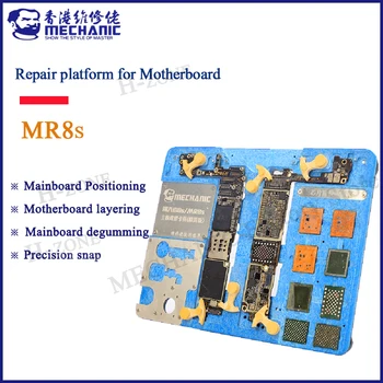 MEHANIK vsiljivec MR8S motherboard odstranitev sajenje tin platformo gumb DOMOV prstnih vzdrževanje za IPhone 6-8P orodje za popravilo