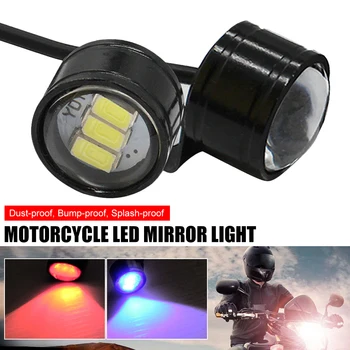 2Pcs Motocikel Eagle Eye LED DRL Teče Svetlobe DC12V Super Svetla Vključite Signal Parkiranje Vzvratno Luč IP65 Vodotesen Dodatki