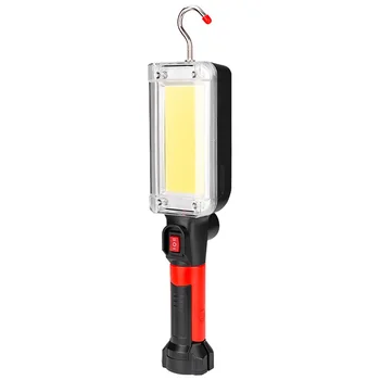 NOVE LED delovna Lučka 250LM COB Popravilo Luči USB Polnilne Magnetni Kamp Svetlobe s 360° Vrtljivim Kavljem 2 Razsvetljavo Načini