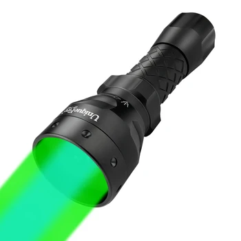 UniqueFire 1407 LED Bliskavico Super Svetlo Zeleni Žarek Svetlobe Zoomable 3 Nastavljiv Način za Dolge razdalje Baklo za Astronomijo, Letalstvo
