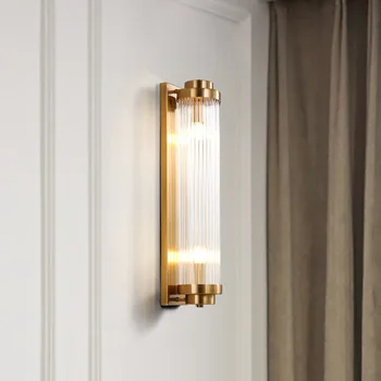Luksuzni Postmoderni Zlato Steno žarnica E14 LED 220V Preproste Ustvarjalne Vrtljiv Spalnica Postelji luči za dnevno sobo dekoracijo Luči