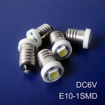 Visoka kakovost 6v E10,E10 Signal svetlobe,E10 6.3 V,E10 Lučka 6v,led E10 svetlobe,E10 žarnica DC6V,led E10,brezplačna dostava 500pc/veliko