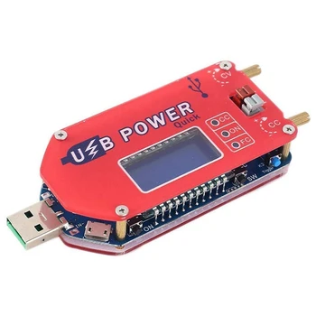 USB Buck Povečanje Napetosti Pretvornika, 15W LCD Korak Navzgor, Navzdol Napajalni Modul za Podporo Hitro Polnjenje QC 2.0, QC 3.0, FCP