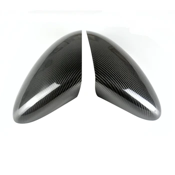 Za -Porsche Macan 2014-2022 Pravi Ogljikovih Vlaken Strani Rearview Mirror Kritje Trim Dekorativni Lupini Skp Dodatki Zunanjost