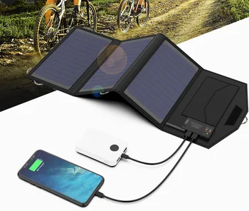 10000mAh 15W Solarni Polnilnik Zložljive Sončne celice za Telefon Napolnite PD18W dvosmerni Hitro Polnjenje, Power Bank z Dvojnim USB