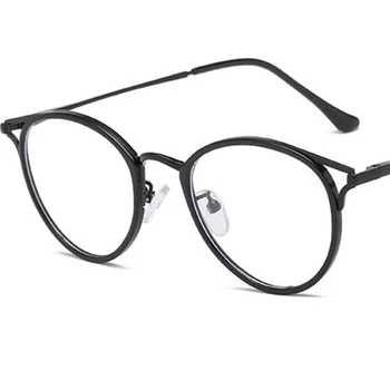 Retro Anti-Modra Svetloba Očala Fahsion Mačje Uho Optična Očala Unisex Očala Zlitine Okvir Očal