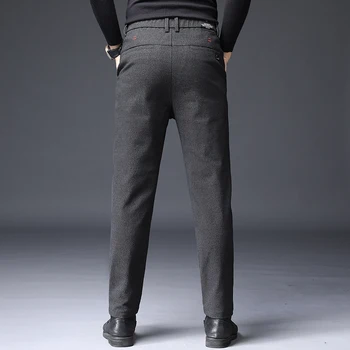 Priložnostne hlače svoboden jeseni in pozimi nove hlače korejski modni preverite hlače priložnostne modne blagovne znamke hlače moški