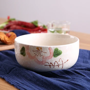 blagovne znamke visoke kakovosti keramične školjke cvetlični pod steklom 7 palčni rezanec juha iz porcelana zgostitev namizna ustvarjalne Japonskem slogu skledo