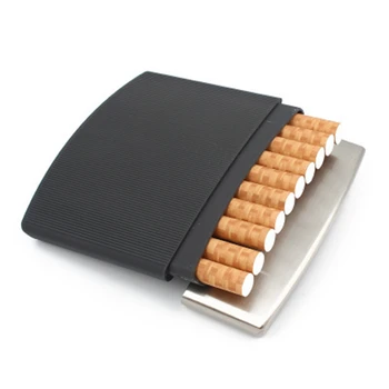 Cigareta Dodatki, Ultra-tanek 10 Kosov Cigaret primeru Moški Nepremočljiva in Tlak-dokazilo Prenosne Kovinske Cigaret Primeru