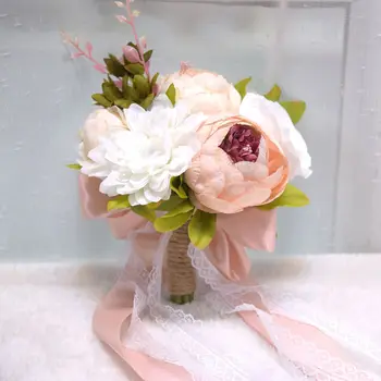 Poročne Družico Poročni Šopek Umetnih ima Cvetje Mariage Šopek Poročni Dodatki cvet za nevesto
