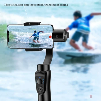 S5 3 Osi Ročni Gimbal Mobilni Telefon Stabilizator Anti-Shake Selfie Stabilizator Fotografija Fotoaparat Nosilec Za Delovanje Fotoaparata