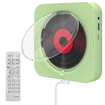 Prenosni 3,5 mm Predvajalnik Glasbe LED Zaslon Bluetooth, združljiva 5.1 Stereo CD Predvajalnik FM Radio Stereo Zvočnikov, CD Predvajalnik z Nosilcem