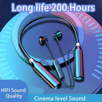 Brezžična Slušalka Hi-fi Vgrajen 8 Zvočne Učinke LED Digitalni Prikaz Tipa C Hitro Polnjenje Bluetooth, združljiva 5.1 Stereo Neckband