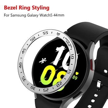 Pametno Gledati Ploščo Obroč Zaslon Edge Zaščitnik Dodatki za Samsung Galaxy Watch5 44 mm Plošče Tesnilo Okvirja Patron z Lestvico