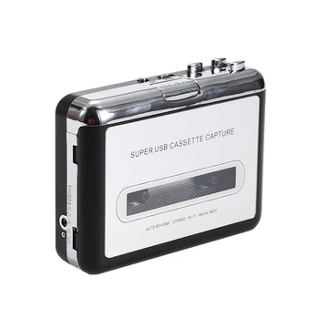 Kasetni Predvajalnik Kaseta za MP3 Converter Posneti Zvok Predvajalnik Glasbe Pretvori Trak Kasete na kaseto za Prenosni RAČUNALNIK Preko USB