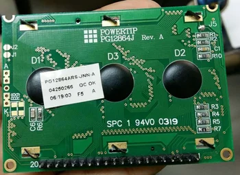 LCD Združljiv Z POWERTIP PG12864J RE V. A, Zamenljive