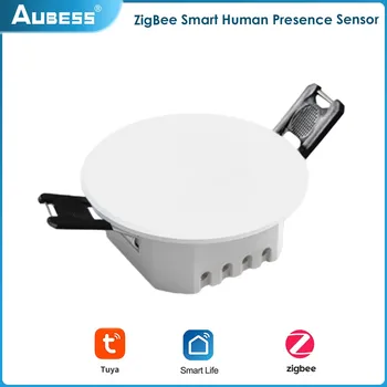 Tuya ZigBee Smart Človekovih Senzor Prisotnosti Človeške Mikro-motion Detektor za Daljinsko Spremljanje Varčevanja z Energijo Home Security Smart Življenje