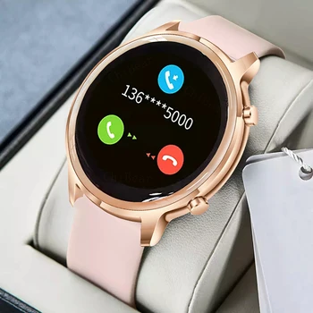 2022New Bluetooth Klic Ženske Pametno Gledati Srčnega utripa Zdravje Zapestnica Bluetooth Glasbe Ženske Smartwatch Za Xiaomi Android