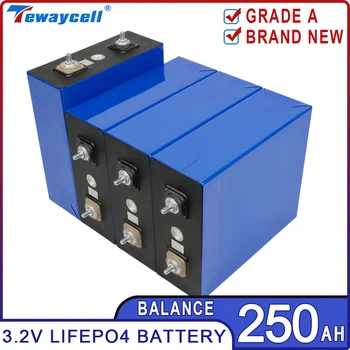 4pcs 3.2 V 240AH 250Ah Lifepo4 Baterije Baterije Celice Razred Litij-Železo Fosfat Čisto Nov RV UPS Solar EU NAS brez DAVKA