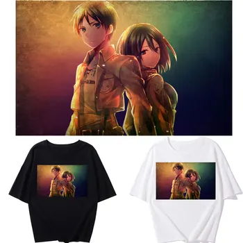 Japonske Anime Napad na Titan Lise na Oblačila nalepke za majice za Oblačila Thermoadhesive Obliži Nalepke Termični Uporaba