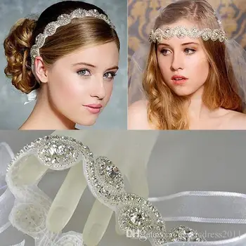 2016 moda kristalno nosorogovo poročne poročni nakit naglavni del krono, dekle, pribor za lase hairband heand band dekoracijo