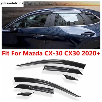 Avto Steklo Sonce Dež Dim Zaščitnik Stražar Vent Veter Vizir Odtenek Kritje Trim Pribor Za Mazda CX-30 CX30 do leta 2020, 2022