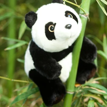 Vroče Simulacije Panda Plišastih Igrač Maščobe Realne Panda Lutka Medved Blazino Rojstni dan, Valentinovo Darilo 45x30cm DY50567