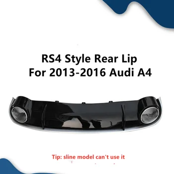 Visoka Kakovost PP Zadnji Odbijač Lip Spojler Difuzor Kritje Za Audi A4 B8.5 2013 2014 2015 2016