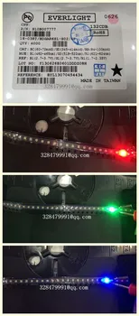 500PCS/veliko Everlight SMD LED 0402 RGB Barvno 0402 Rdeča/Zelena/Modra Skupno Anodo Led 0404RGB 1010RGB 1.0*1,0 mm LED Diode