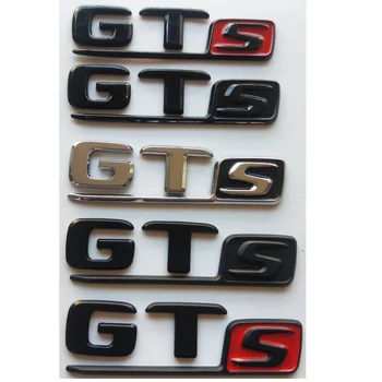 Chrome Črnimi Črkami Simbol za Mercedes Benz GTs GT-E AMG Prtljažnik Zadaj Število Emblemi
