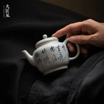 Yixing Čajnik Letnik Peči Spremembe Keramike Čaj Pot Kitajski Čaj Nastavite Porcelana Čajnik Oolong Čaj Ročno Grelnik Vode Čaj Infusers Darilo