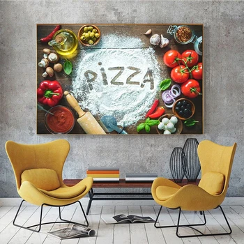 Pizza DIY 5D Diamond Slikarstvo, Začimbe celoten kvadratni/krog Mozaik Diamond Vezenje darilo šiv Kuhinja dekor hrane sliko