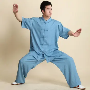 Tai Chi Enotna Oblačila Za Ženske Moške Wushu Oblačila Kung Fu Enotno Obleko Borilne Veščine Enotno Prostem Hojo Zjutraj Sprots