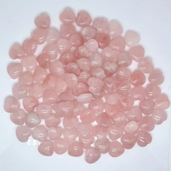 Naravni Kristal neporozni 25*10 mm Srce Rose Quartz Reiki Healing Dekoracijo