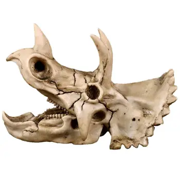 Dinozaver Triceratops Lobanje Smolo Obrti za Fosilna Okostja Poučevanja Model Halloween