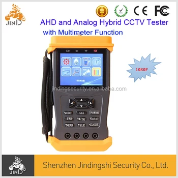 1080P AHD in Analogni Hibridni Varnosti CCTV Tester z Multimeter Funkcija