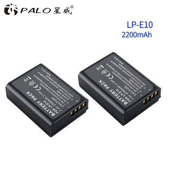 PALO 2pc LP-E10 LPE10 2200mAh 7.4 V, Digitalni Fotoaparat Baterija LP-E10 za Canon POLJUB X50 EOS 1100D 1200D 1300D