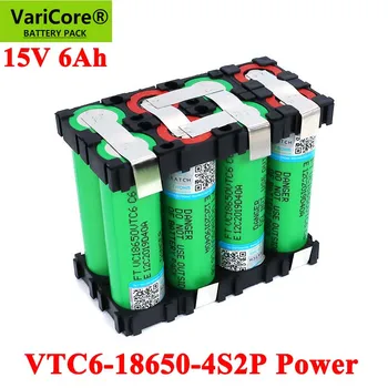 VariCore 18650 VTC6 4S1P 14.4/14.8 v 3000mAh 4S2P 6000mAh 20A 15V 16.8 V za Izvijač baterije vara baterije