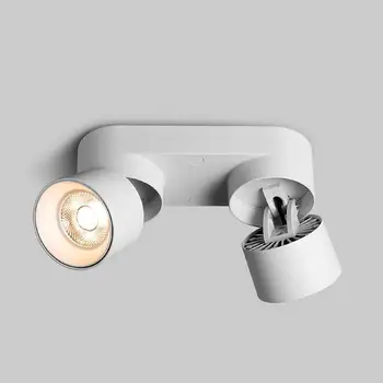 Možnost zatemnitve 20 W COB Strop Površinski Downlight 360 Stopinj Vrtljiv 90degree Zložljive LED Spot Luči Razsvetljave v Zaprtih prostorih