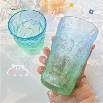 Nove Barve Ledenik Stekleni Pokal Ustvarjalne Slap Vzorec Kave Skodelice Zgosti Vode Pokal Japonski Pijač Kozarec Piva Stekla
