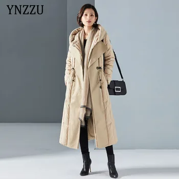 2021 jeseni, pozimi novo hooded puhovka ženske dolgo modni trend toplo svoboden barva Design plašč Priložnostne WearYNZZU 1O126