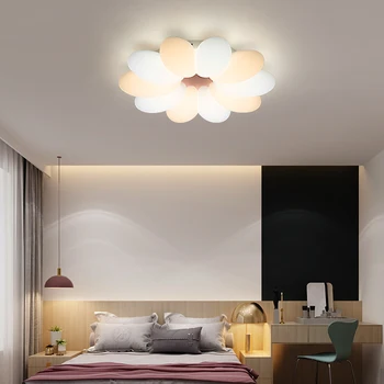 Novo Spalnico Stropna Svetilka, Toplo in Romantično Poročno Sobo, Moderno Restavracijo Preproste otroške Ustvarjalne Venčni Lučka LED Nordijska Doma