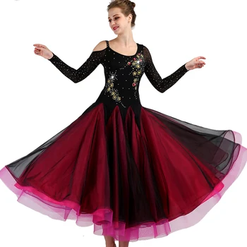 Dvorana Konkurence Ples Obleke, Ženske 2023 New Visoke Kakovosti Ples Flamenco Kostum Lady je Elegantno Standard Dvorana Obleko