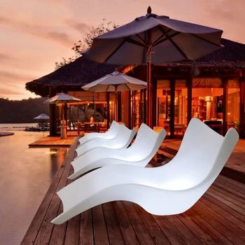 LED svetlobna plastic beach bivalni prostor stol hotel bazen klub, bazen na prostem, prosti čas, bivalni prostor stol ustvarjalne