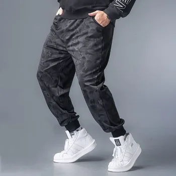 Moške Hlače Priložnostno Ulične Prikrivanje, Quick Dry Sweatpants Moških Oblačil Trend korejski Harem Hlače Moški Dnevno Ohlapne Hlače