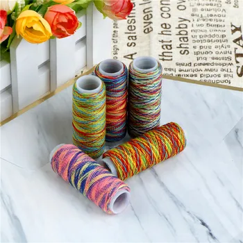 5pcs Rainbow Barva Sukanca za Šivanje DIY Vezenje Šivanje Preja Pletenje Nit