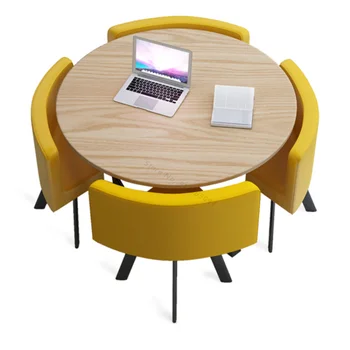 Nordijska sodobne minimalistične trgovini, recepciji in stol pisarniški ostalih hišo jedilnico leseno mizo in stoli 90 cm