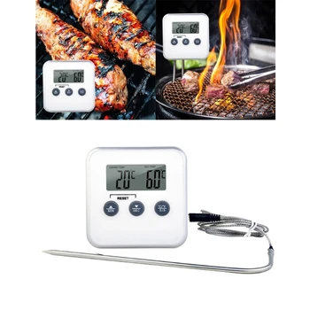 Digitalni Hrane Termometer Žar za peko na žaru Mesa Termometer Instant Preberite Temp Pro-biti
