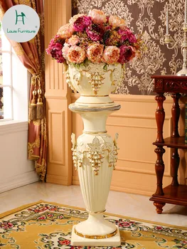 Louis Moda Evropski Stil Rimu Steber Okrasni Dnevna Soba Visoko Kakovostni Luksuzni Keramične Vaze Ciljne Dekoracijo Vaza
